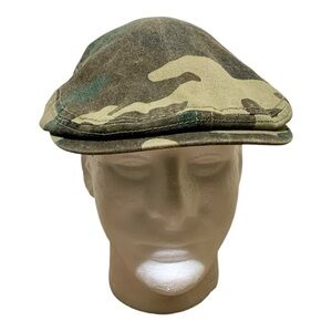 Men's Angela & William Camouflage News Boy Cap